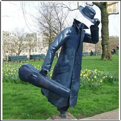 抽象無頭音樂家銅雕塑 抽象無頭音樂家銅雕塑